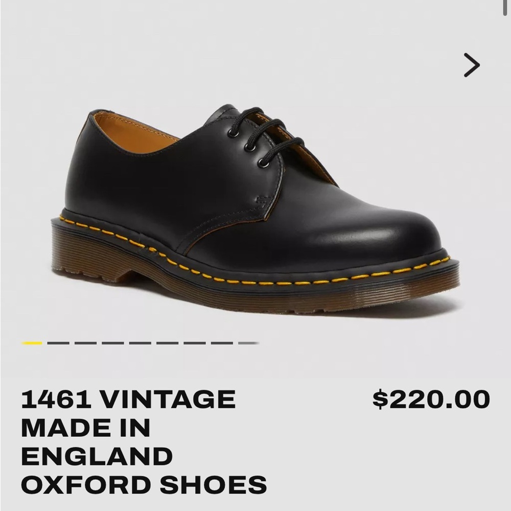 Dr. Martens Black Oxford Shoes